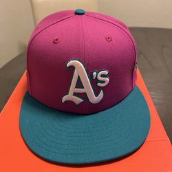 A’s Fitted Hat Sz 7 5/8
