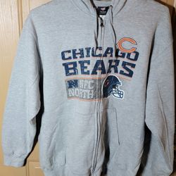 CHICAGO BEARS CLASSIC ZIPUP HOODIE SIZE XLARGE