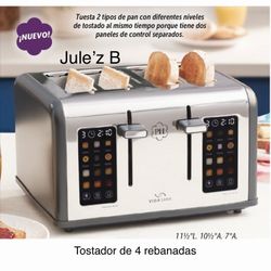 Princess House Tostador De 4 Rebanadas Nuevo En Su Caja 
