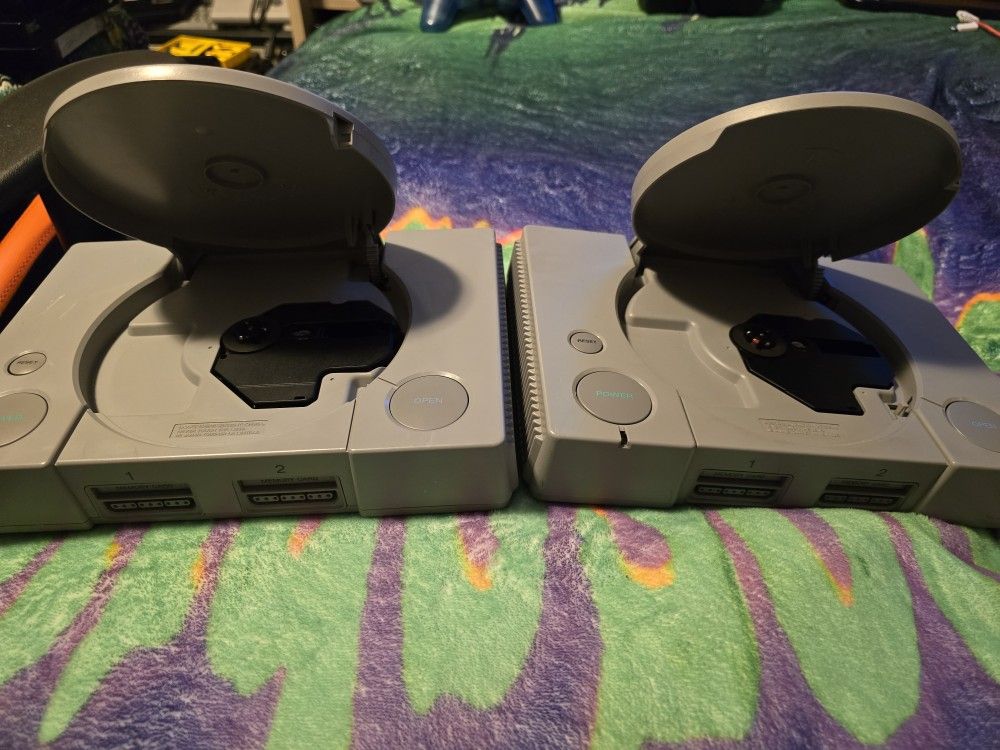 Two Playstation 1 Consoles For Parts or Repairs