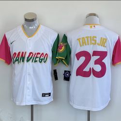 (New) SD Padres “City Connect” Tatis Jr Jersey