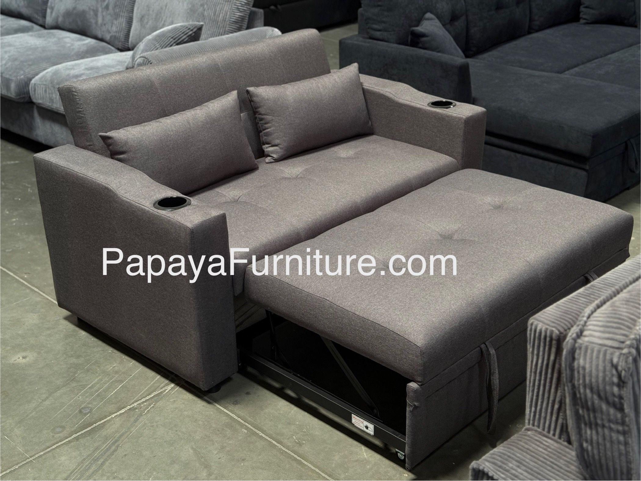 New! Pull-out Comfortable Adjustable Sofa Bed, Sleeper Sofa, Sofa Bed, Pull-out Bed Sofa, Sleeper Sofa Couch, Sofabed, Grey Sofa Bed Dimensions: Sofa: