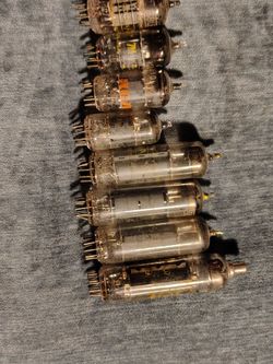 Vintage Motorola golden electron tubes