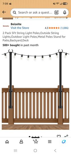 String light poles