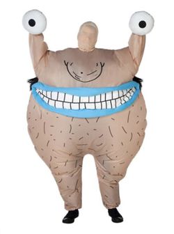 Adult Krumm Inflatable Costume - Aaahh!!! Real Monsters