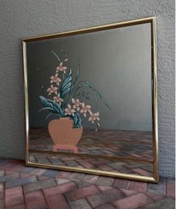 Vintage large mirror 37”x37”
