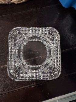 Vintage Crystal D’Argues French Candle Holder