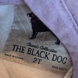 BLACK DOG NWT!!  TODDLERS 2X LAVENDER SWEATSHIRT 💜 