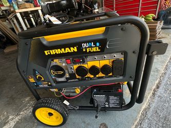 Fireman dual fuel generator