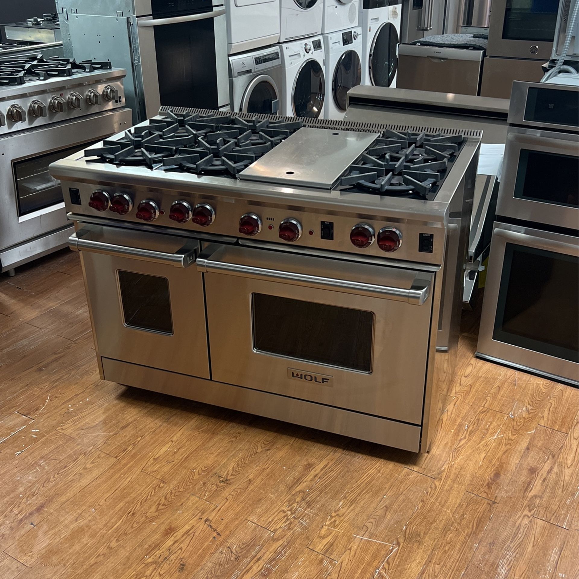 WOLF GAS RANGE 48” INCHES FULL GAS