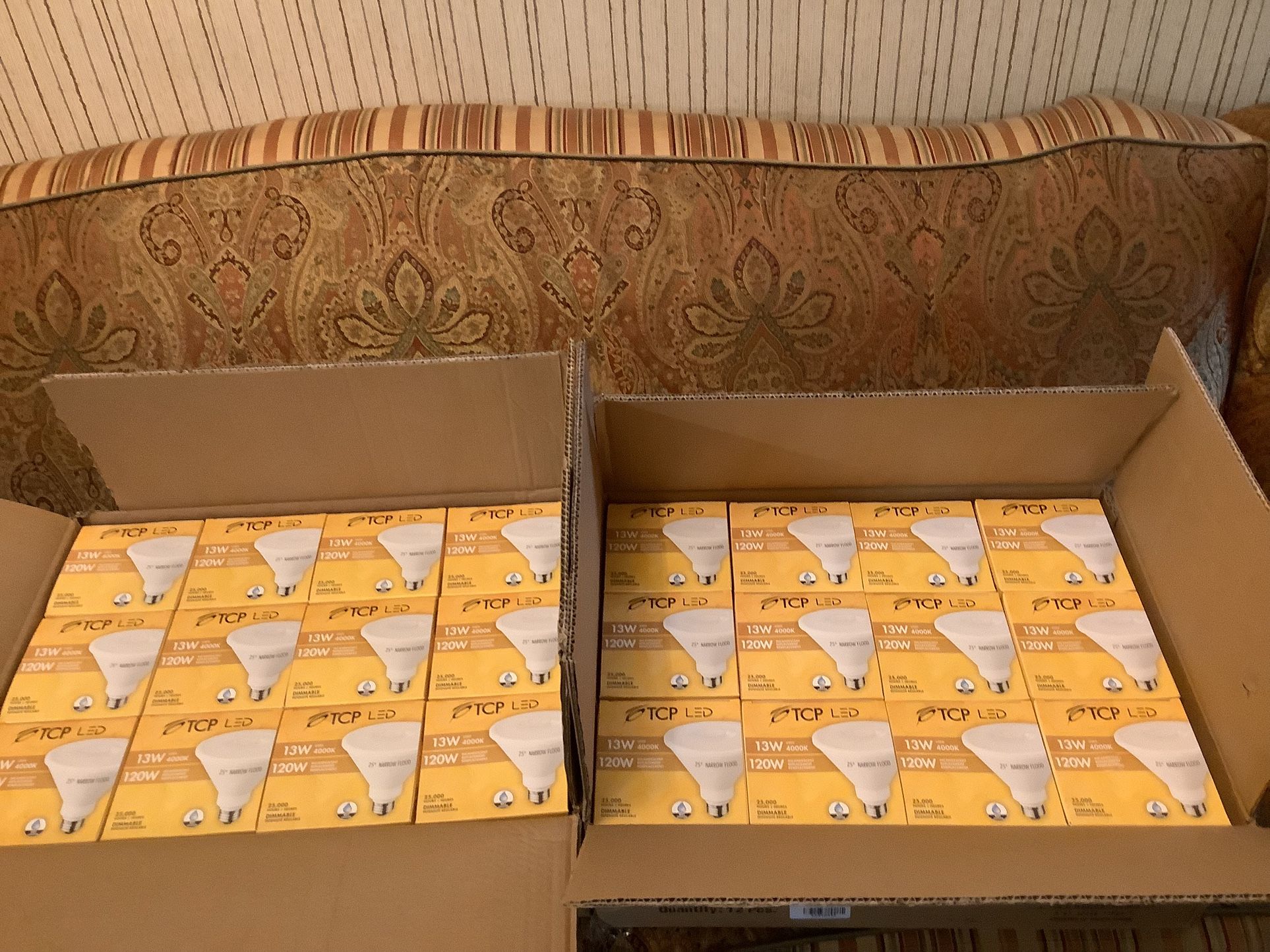 ***Brand NEW***TCP LED 13W P38 Dimmable 4000K Bulbs***$2