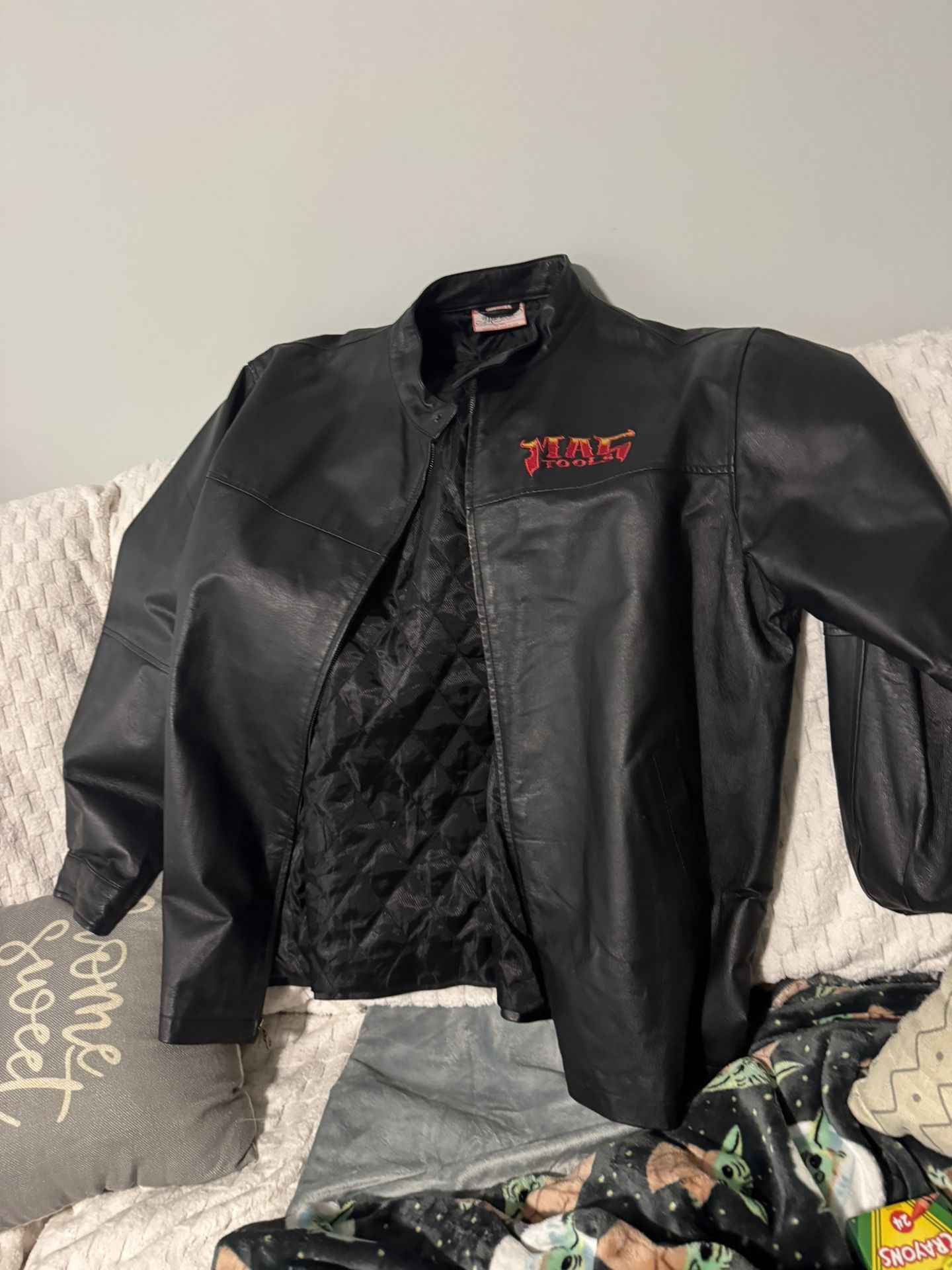 Vintage Matco Tools Leather Medium jacket Mac tools mac jacket 2XL