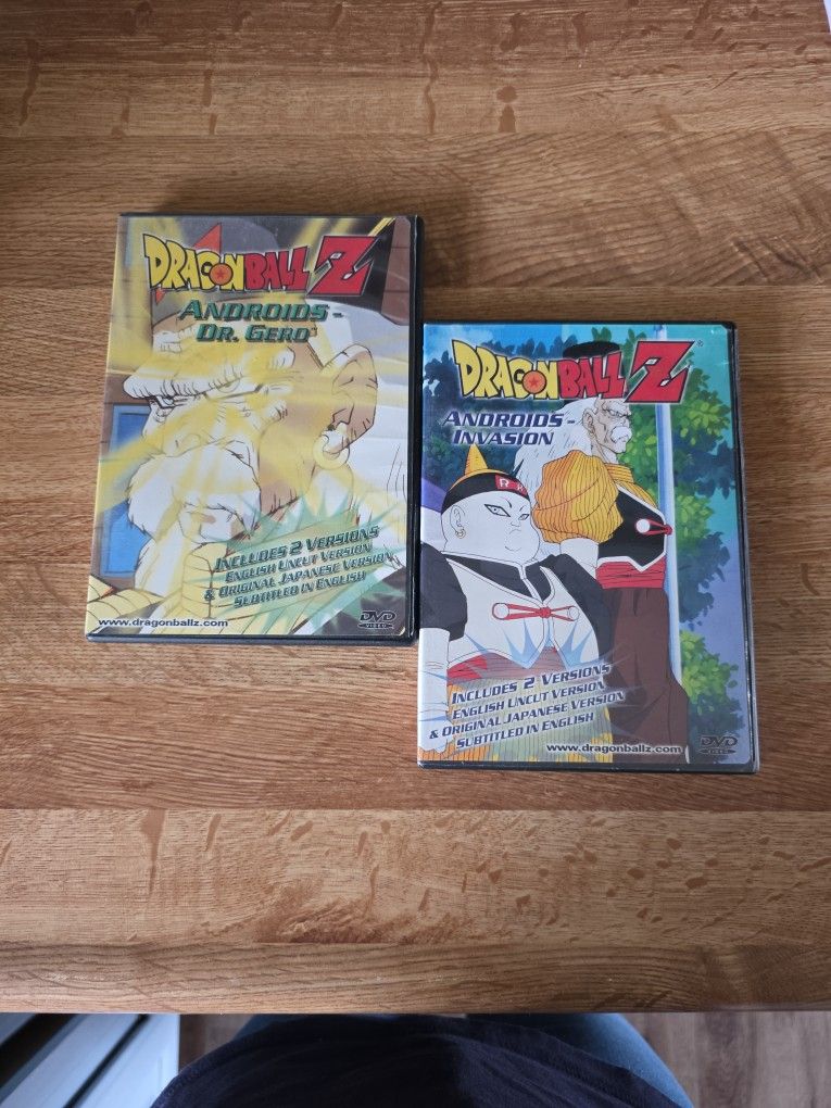 Dragon Ball Z Androids DVDs Dr. Gero + Invasion