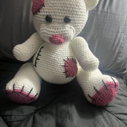 Patchwork, Crochet Teddy Bear