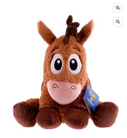 New Disney Pixar Toy Story Bullseye 12in Weighted Plush Stuffed Toy SOLD OUT!