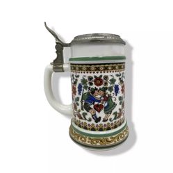 Original BMF Bierseidel Stein w/lid Rein-Zinn BMF Vintage 