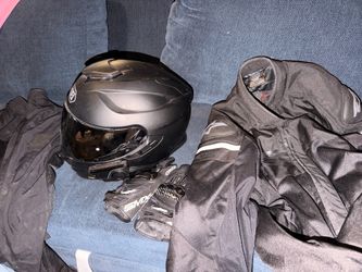 Shoei GT-Air 2 w/ Sena 60s and alpinestars gear
