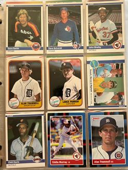Vintage Fleer & Donruss Baseball Cards Lot of 9