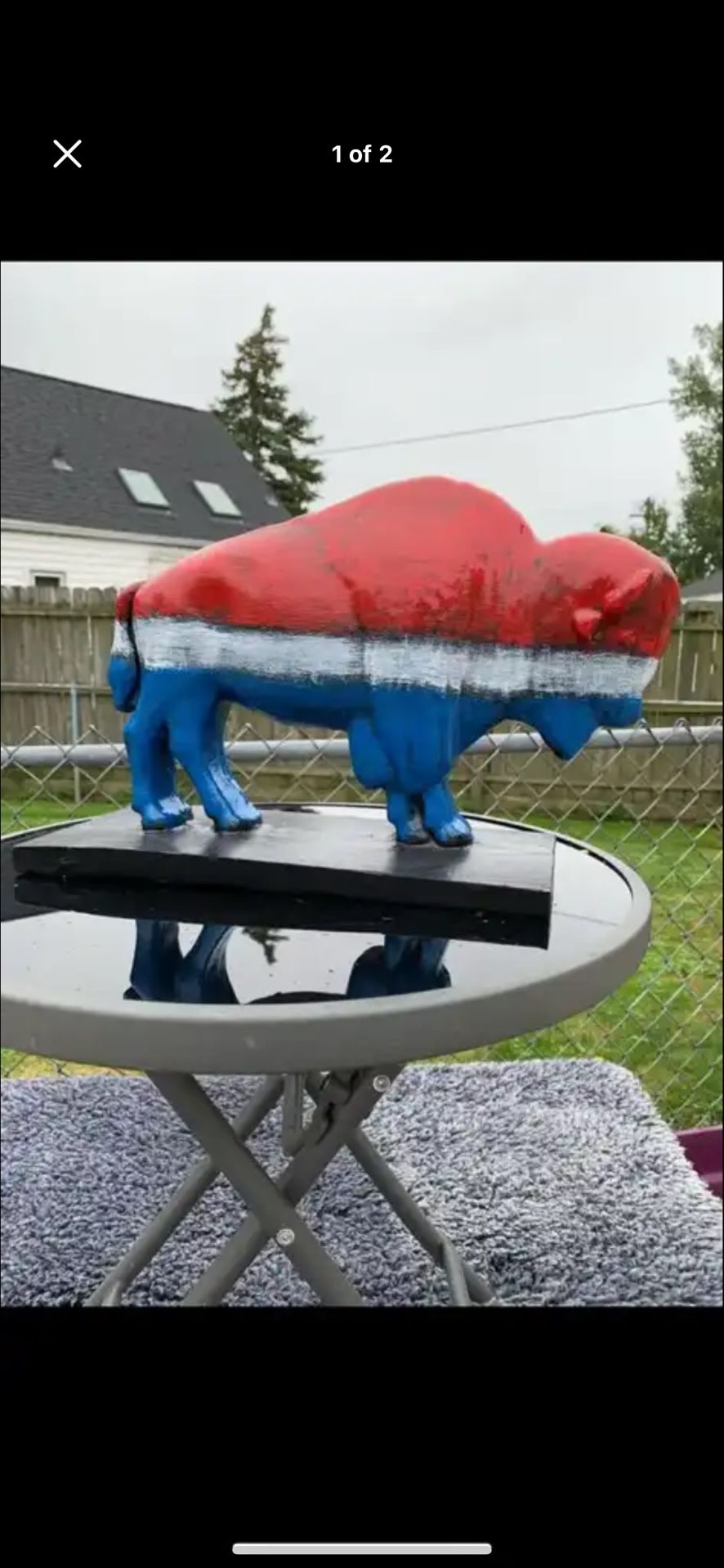 The Red White And Blue Buffalo