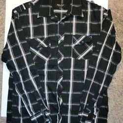 Mens Buttone Down Long Sleeve Shirt