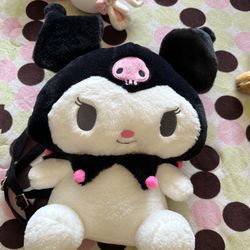Kuromi Plush Backpack 