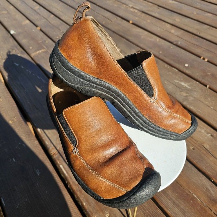 Keen Verona Women’s Size EU 38 / US 7.5 Cigar Brown Leather Comfort Shoes 5364