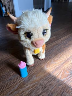 FurReal Moodwings Baby Highland Cow Interactive Toy