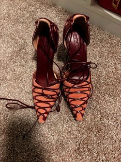 Burgundy Steve Madden Heels, Size 7.5