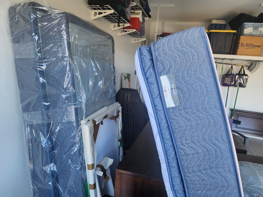 King Size Mattress and Box Springs 