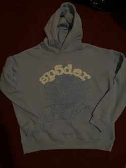 Spider Hoodie Light Blue Rhymstones