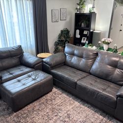 Sofa, Chair & Ottoman 