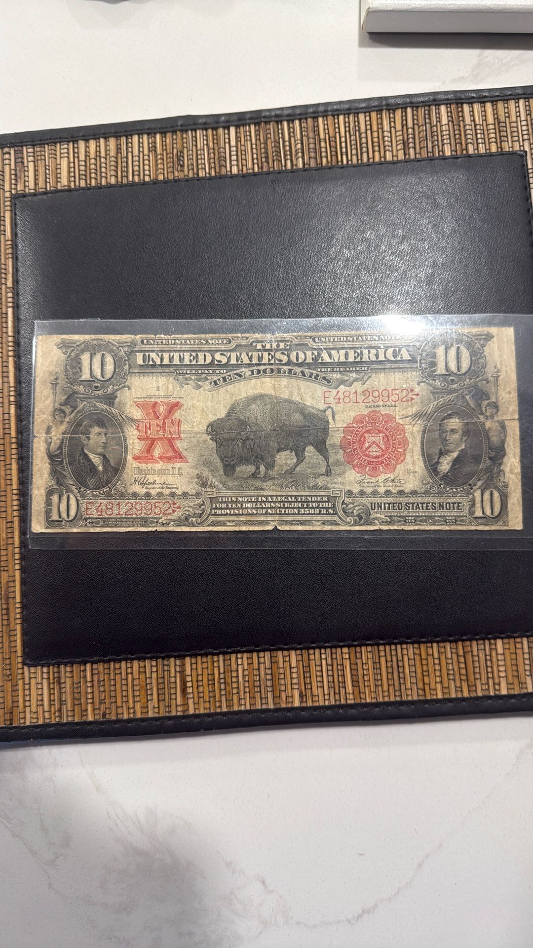 1901 $10 Bison United States Note