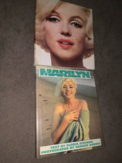 (Two) Marilyn Monroe Hard Cover Books Vintage Rare