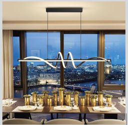 Brand new modern led pendant light, chandelier dimmable with remote