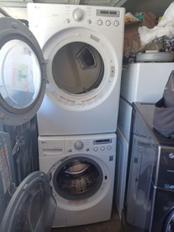 Lg Stackable Washer And Gas Dryer