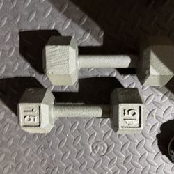 15 Pound Dumbbells 