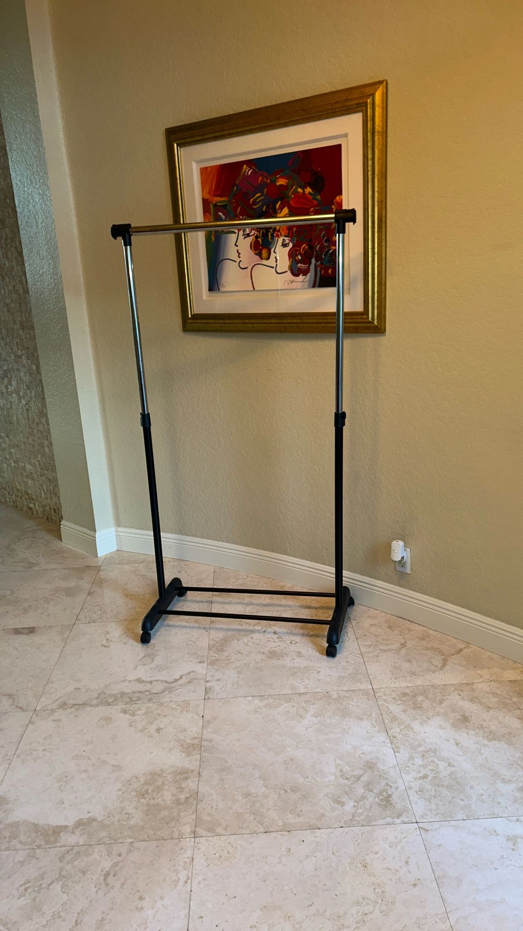 Wheeled Clothing Rack