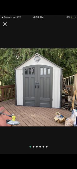 *Free Delivery* Lifetime Storage Shed Room