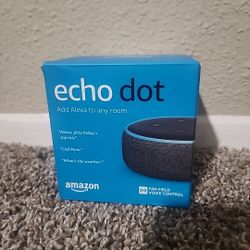 Amazon Echo Dot (3rd Generation) Smart Speaker - Charcoal New