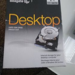 New Seagate DESKTOP 2TB 7200RPM SATA Hard Drive