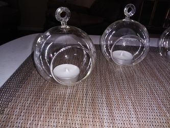 Glass Candle Holders
