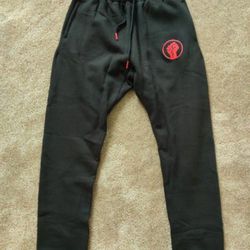 BLACK RED JOGGERS