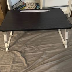 Bed Desk With Lamp And Storage Space 