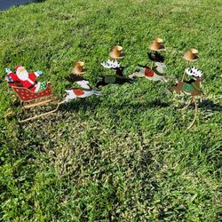 Christmas Santa reindeers Candle Candles Candlebra Home Decor Decoration 