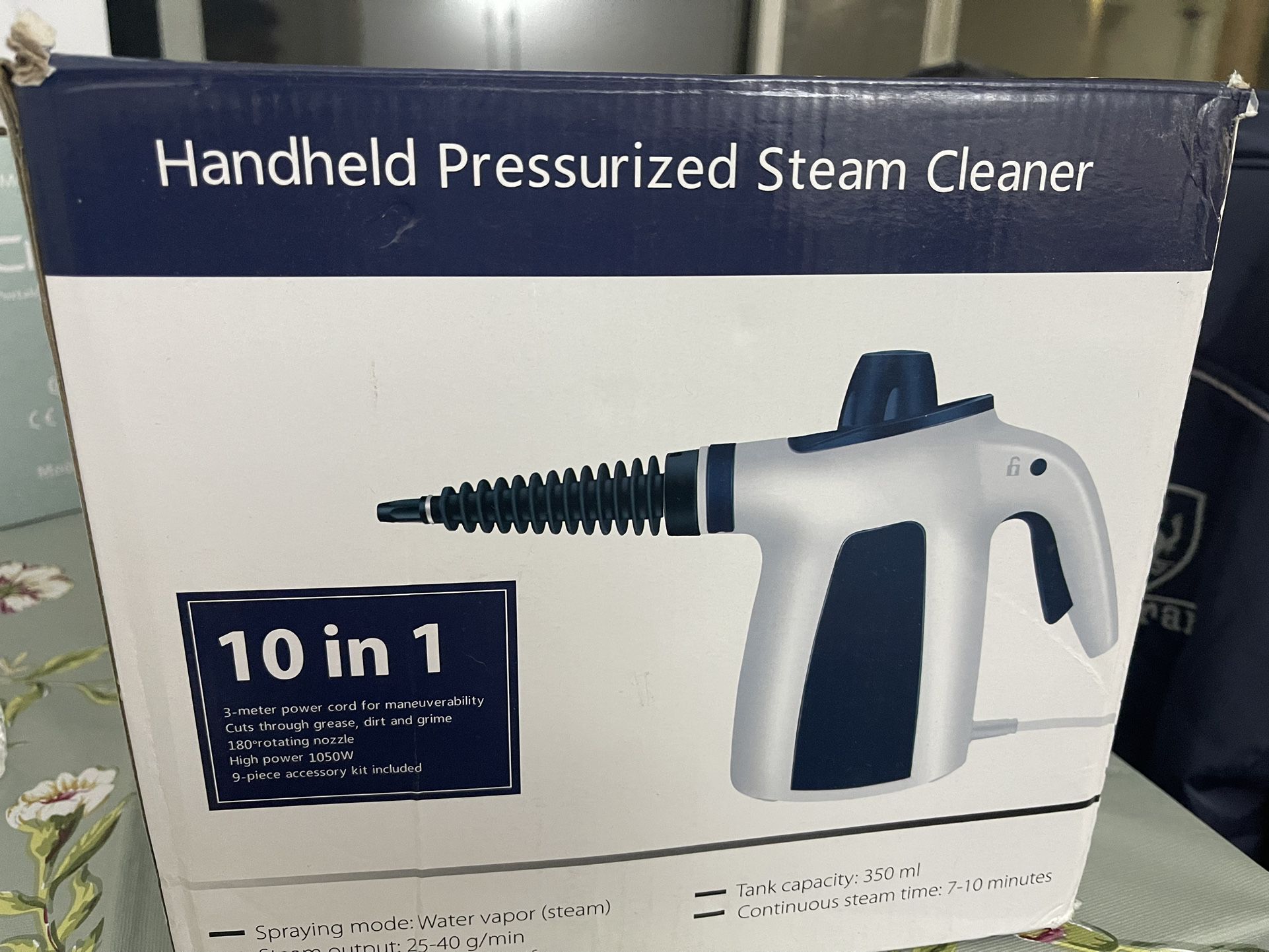 Handheld Pressurized Steam Cleaner 