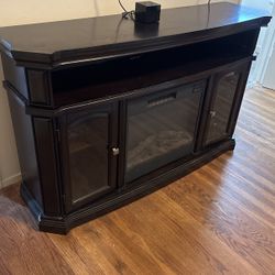Entertainment Center With Heater 