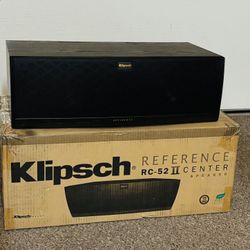 Klipsch RC-52 II Center Speaker (8 ohm, 125 watt)