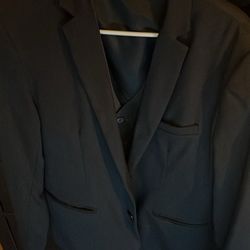 Black Suit Jacket (Slim) M/L