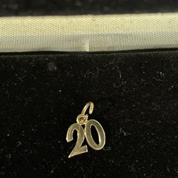 James Avery “20” Charm