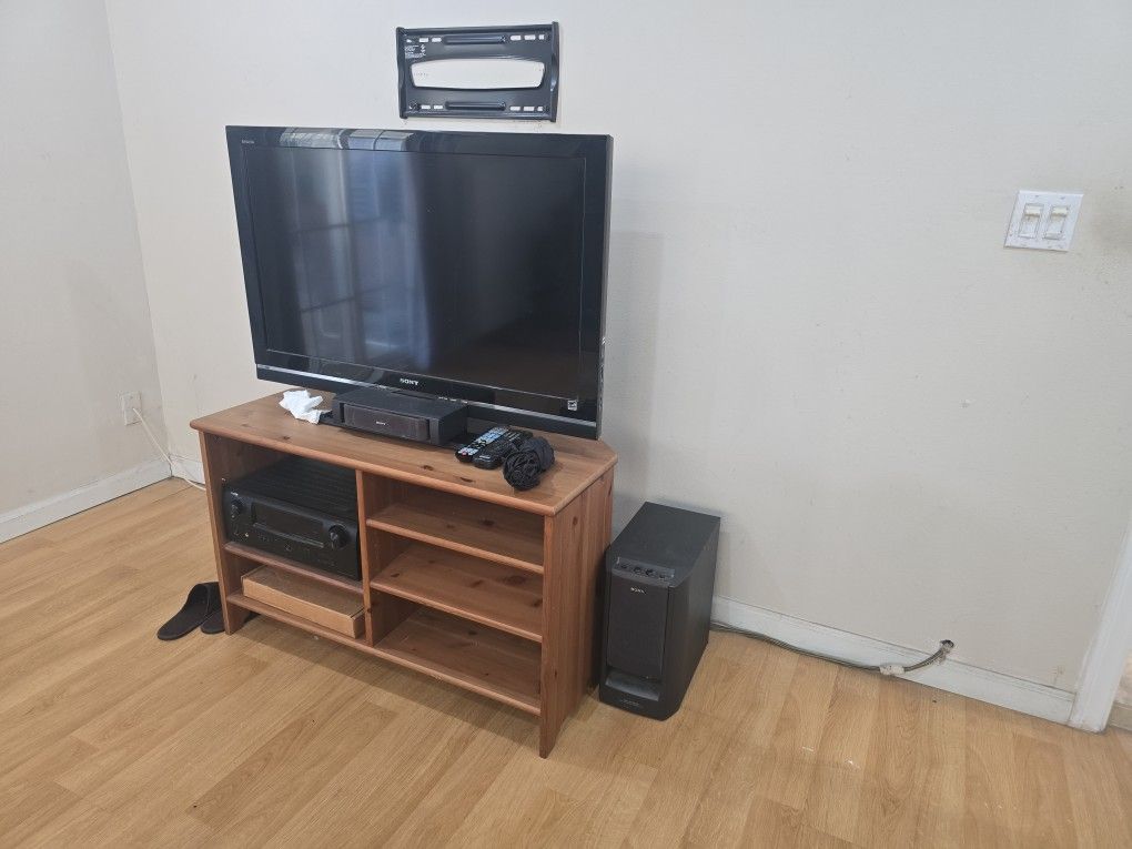 Sony TV And Table